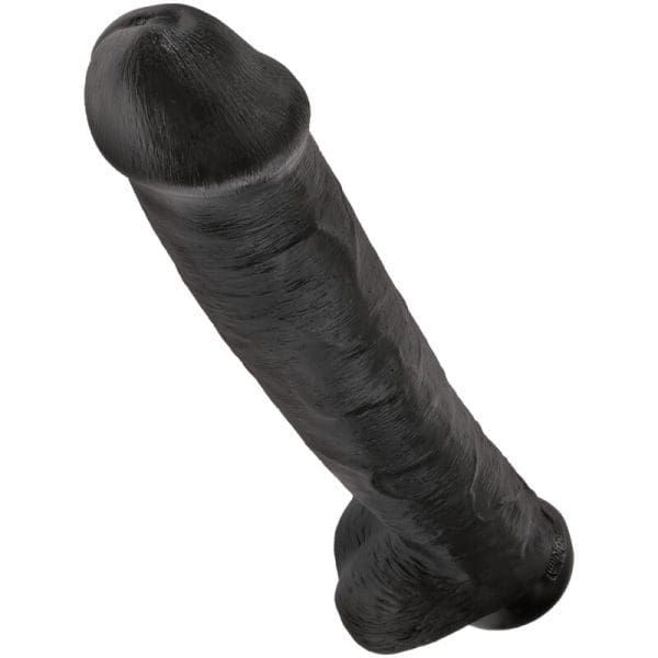 KING COCK - REALISTIC PENIS WITH BALLS 34.2 CM BLACK 3